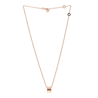 Bulgari 18K Rose Gold B.Zero1 Pendant Necklace 3 of 8