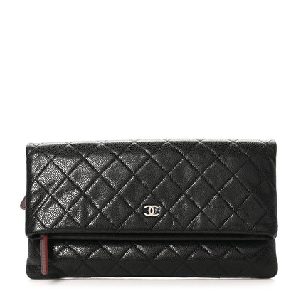 Chanel Caviar Quilted CC Beauty Clutch Black 1 of 9