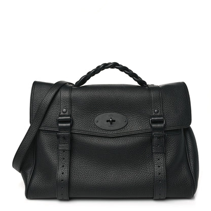 Mulberry Heavy Grain Oversized Alexa Black 1 of 10
