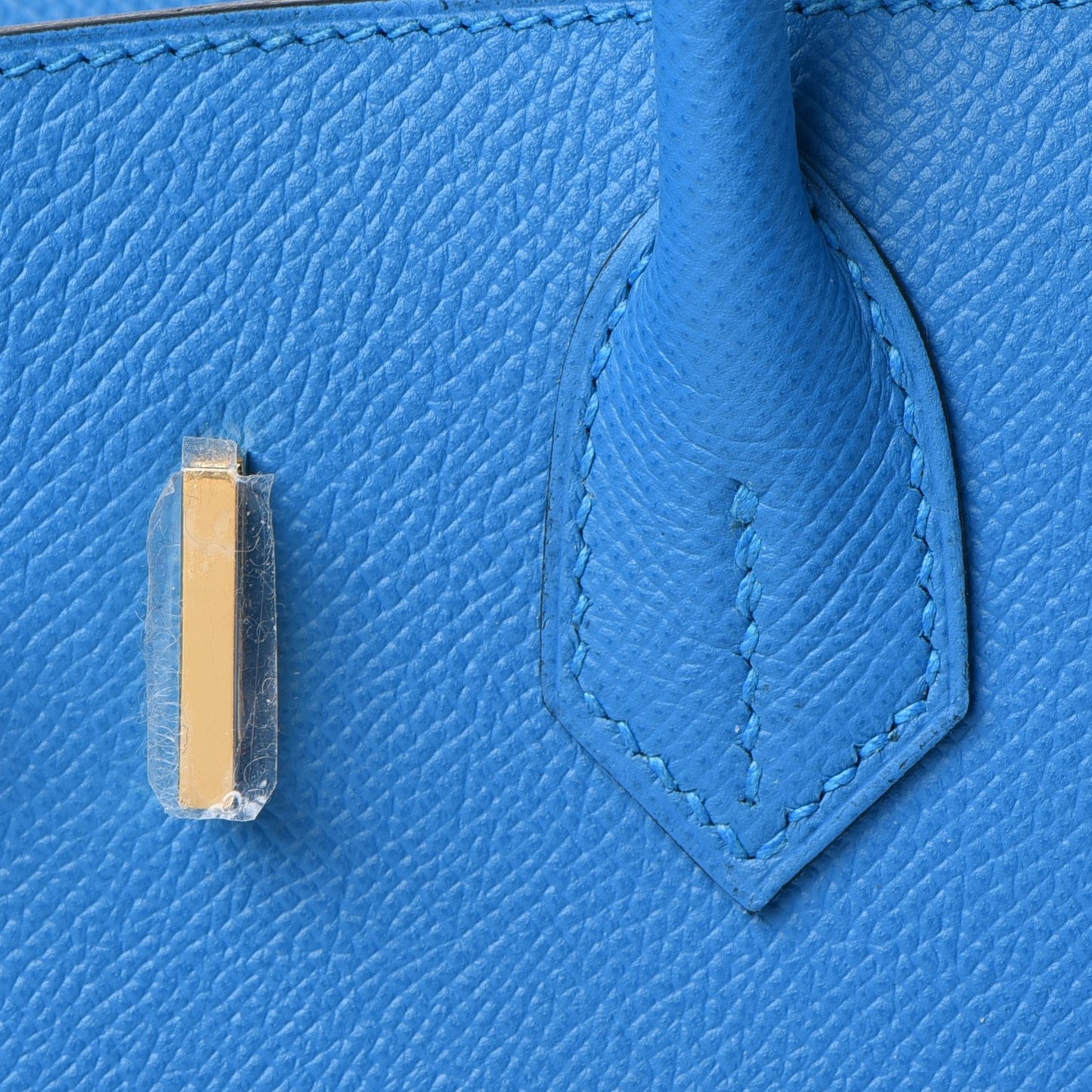 Epsom Birkin 30 Bleu Zanzibar