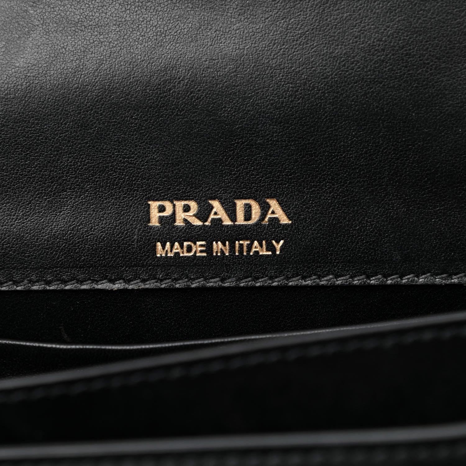 Prada City Calfskin Sidonie Small Chain Crossbody Bag Black 6 of 10