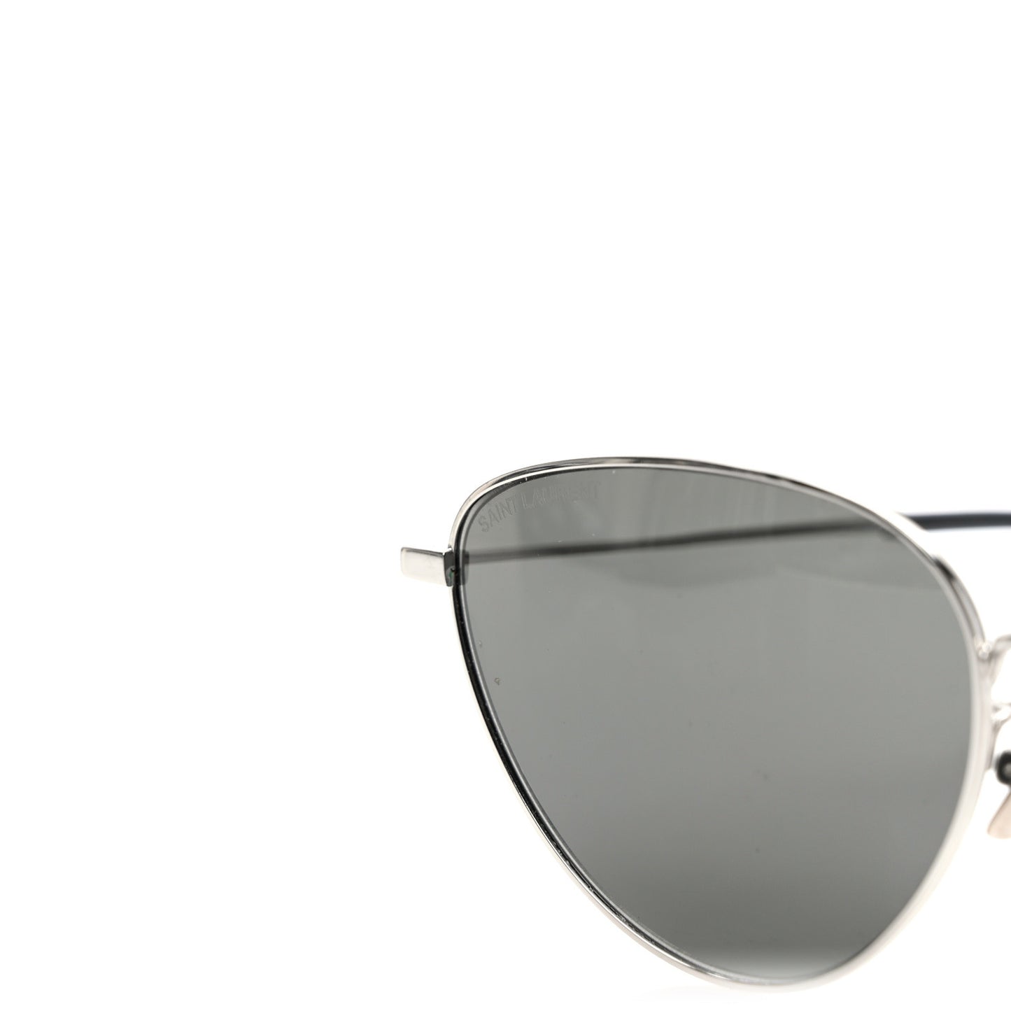 Metal Cat Eye Sunglasses SL 310 Black