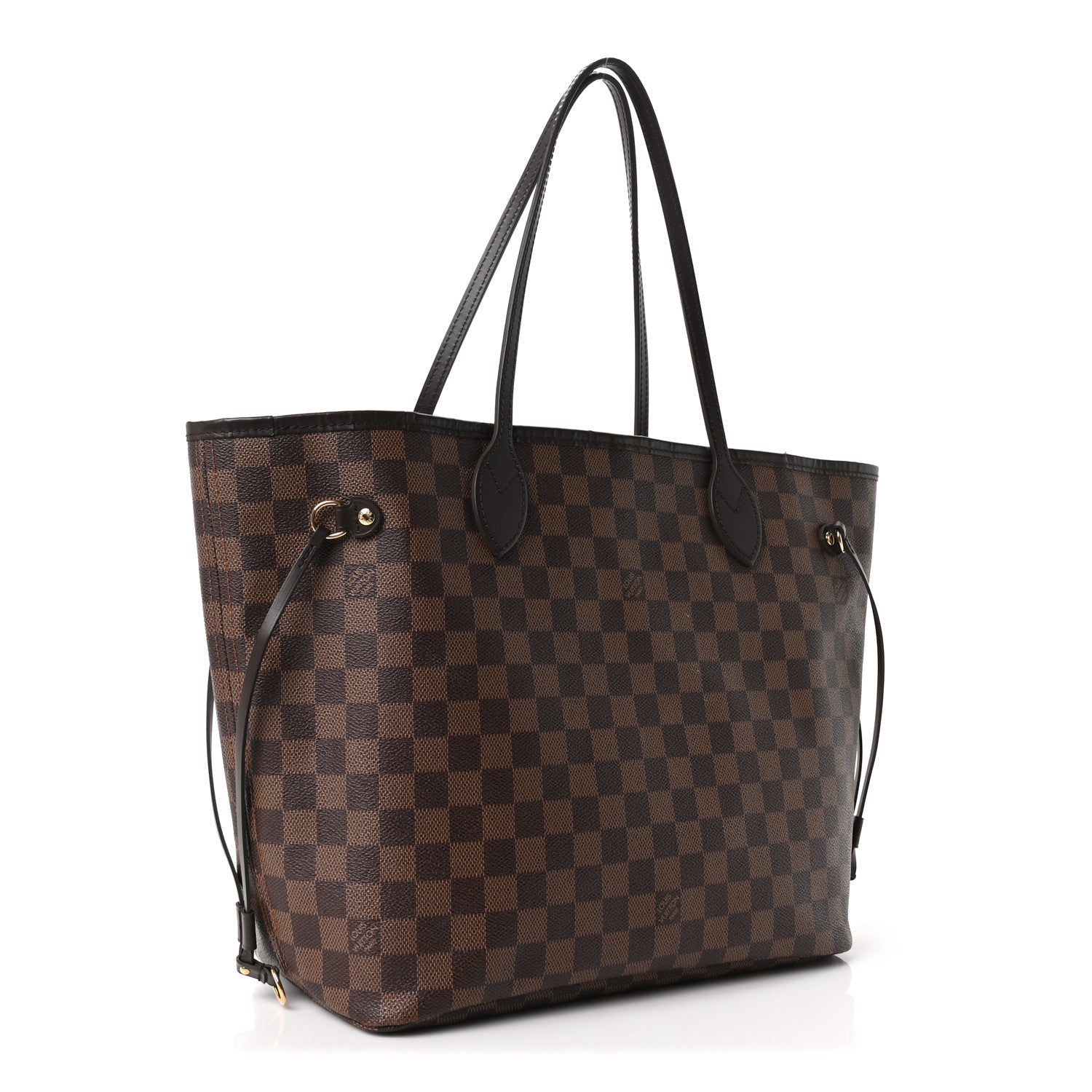 Louis Vuitton Damier Ebene Neo Neverfull MM Rose Ballerine 4 of 10