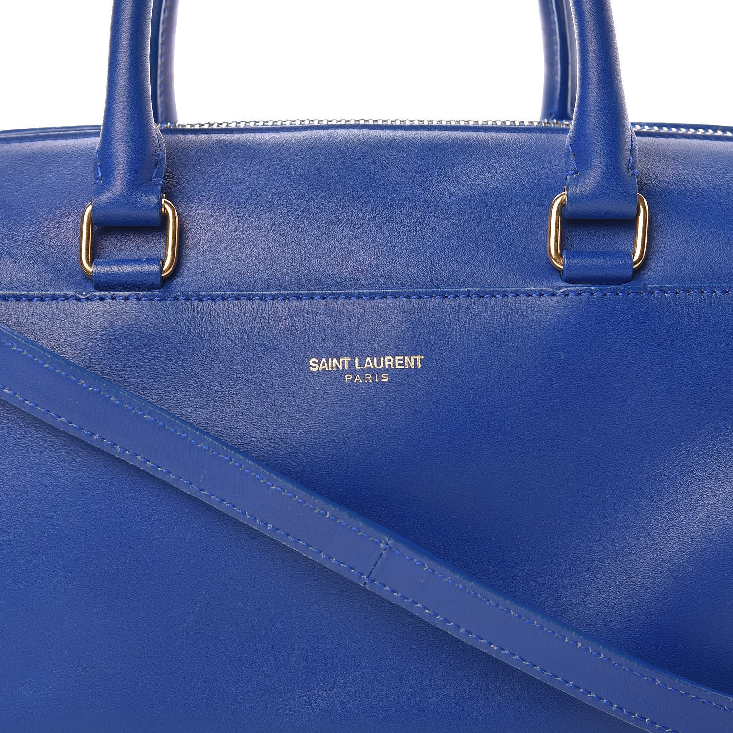 Saint Laurent Calfskin Classic Baby Duffle Blue 23 of 23