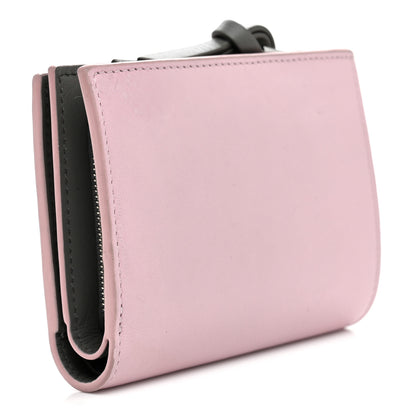 Loewe X SUNA FUJITA Satin Calfskin Deer Compact Zip Wallet Pink 3 of 7