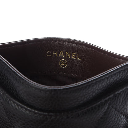 Chanel Caviar Quilted Card Holder Black 6 of 9