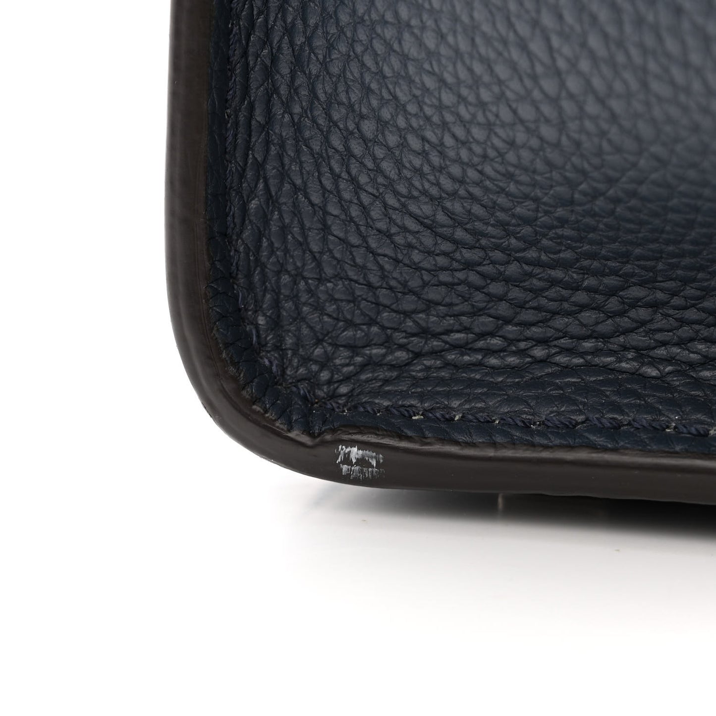 Drummed Calfskin Mini Luggage Orage
