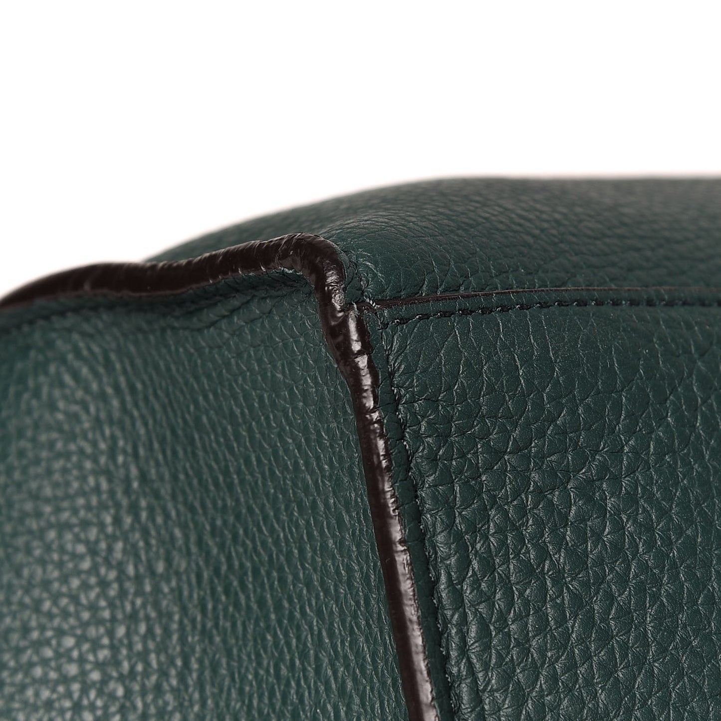 Supple Calfskin Medium Big Bag Dark Green