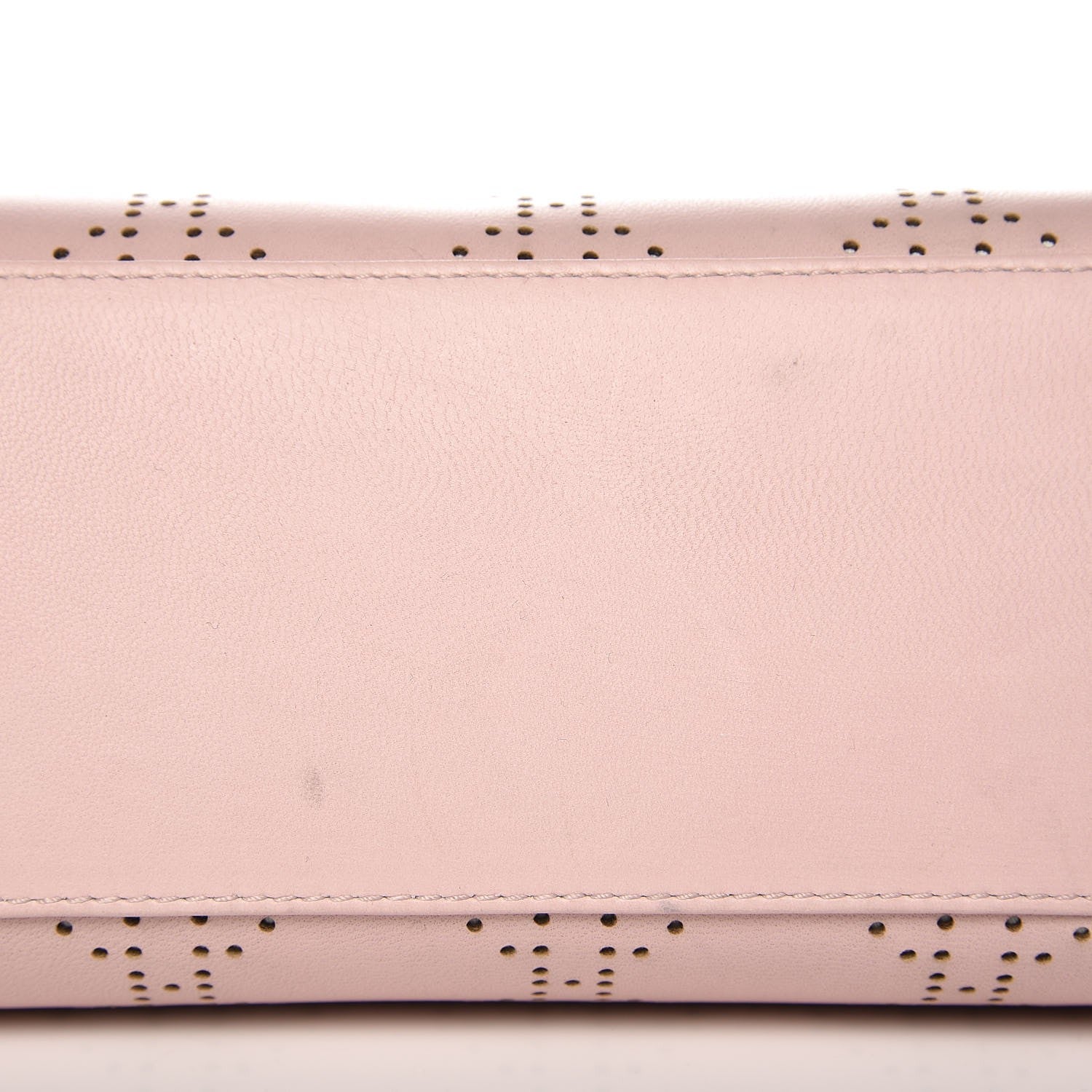 Christian Dior Calfskin Cannage Perforated East West Lady Dior Pink 10 of 11