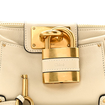 Chloe Grained Buffalo Small Paddington Chain Bag Cloudy Cream 7 of 9