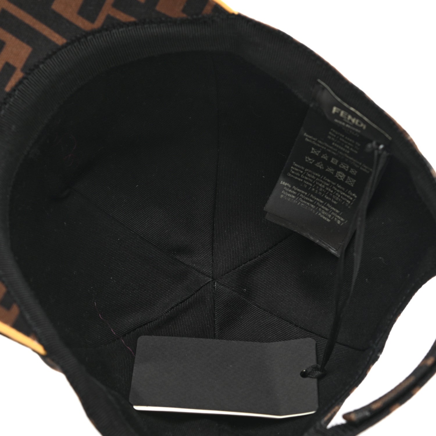Fendi Canvas FF Reloaded Baseball Hat Tobacco Yellow 7 of 8