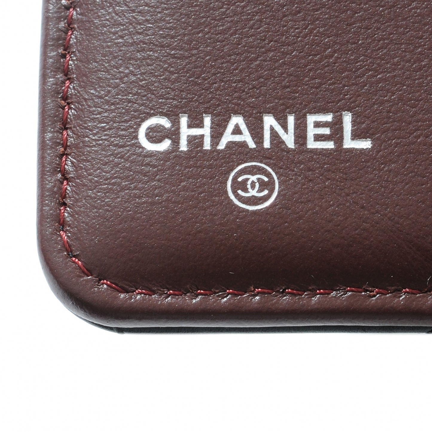 Lambskin Quilted Yen Wallet Black