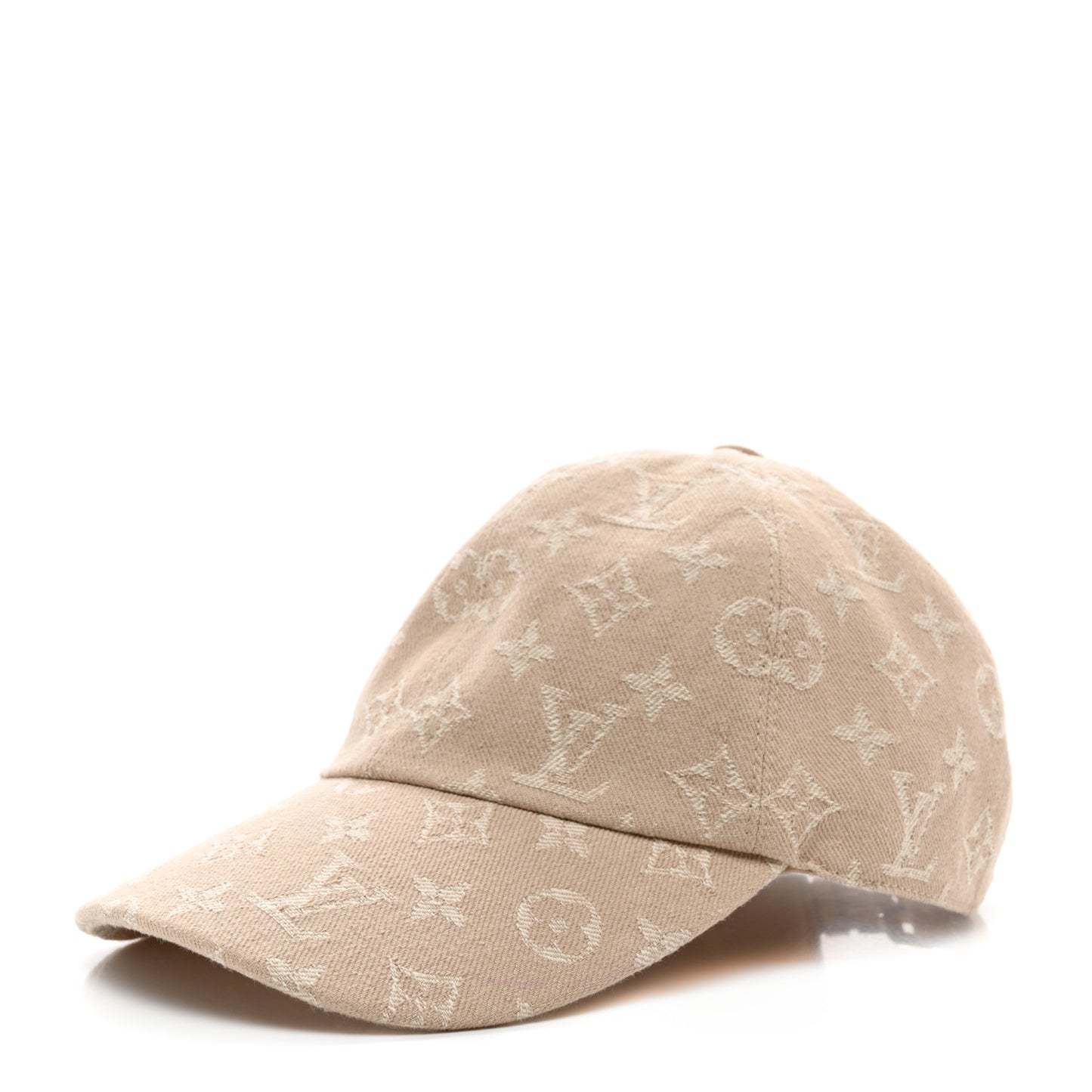 Cotton Monogram Essential Cap M Beige