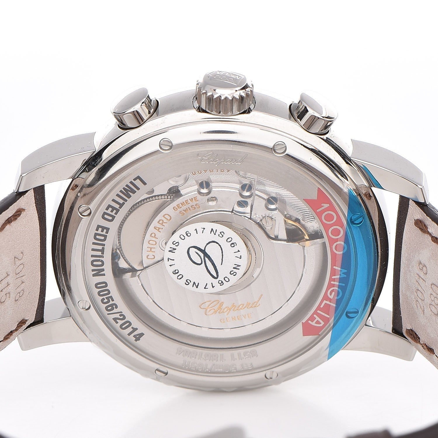 Chopard Stainless Steel Calfskin 42mm 1000 Mille Miglia Chronograph Automatic Watch 5 of 10