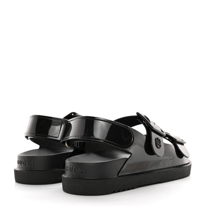 Gucci Rubber Mini Double G Womens Isla Dad Sandals 36 Black 4 of 11