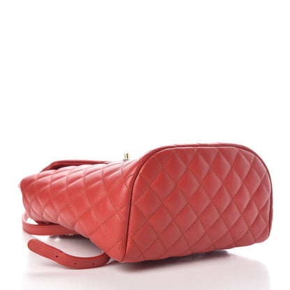 Chanel Calfskin Quilted Small Urban Spirit Backpack Red 4 of 8