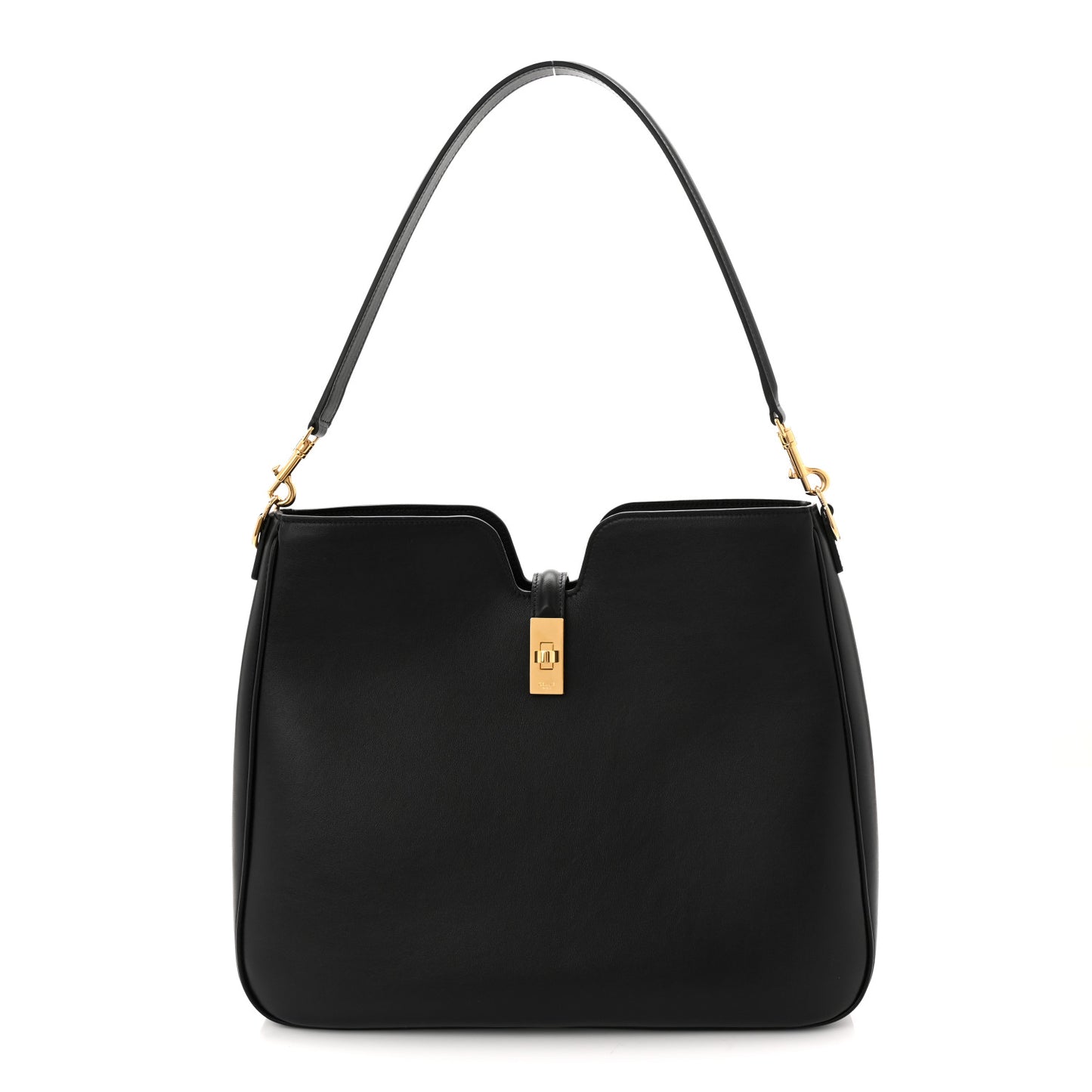 Smooth Calfskin Medium Camille 16 Soft Bag Black