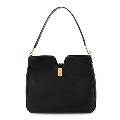Celine Smooth Calfskin Medium Camille 16 Soft Bag Black 1 of 10