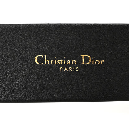Christian Dior Calfskin 35mm Montaigne Belt 80 32 Black 5 of 8