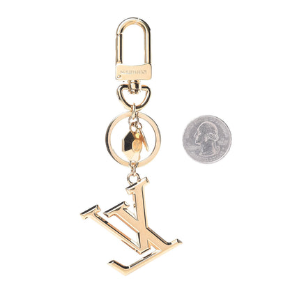Louis Vuitton LV Facettes Bag Charm Key Holder Gold 2 of 3