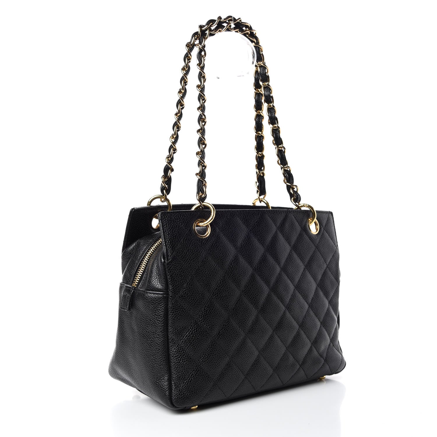Chanel Caviar Quilted Petit Timeless Tote PTT Black 3 of 13