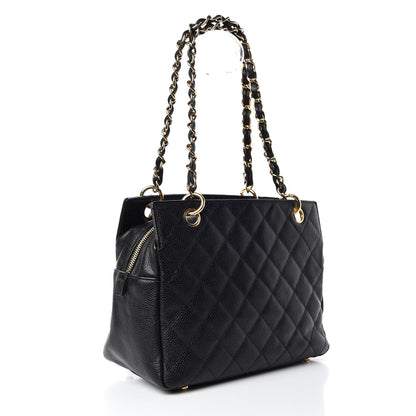 Chanel Caviar Quilted Petit Timeless Tote PTT Black 3 of 13