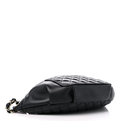 Chanel Lambskin Quilted Waist Bag Fanny Pack Black 4 of 9