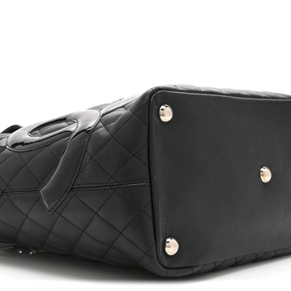 Chanel Calfskin Quilted Large Cambon Tote Black 9 of 10