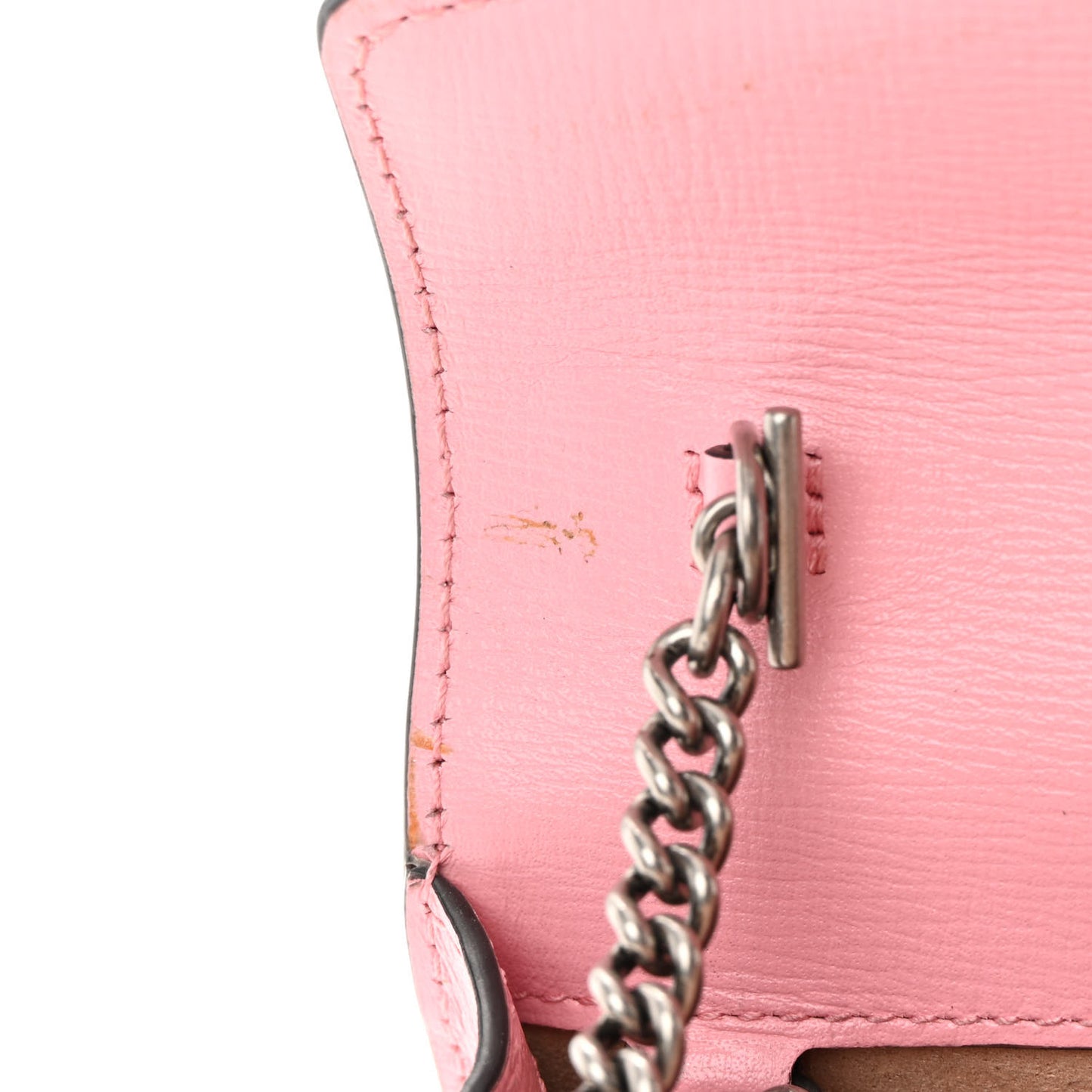 Azalea Calfskin Enamel Super Mini Dionysus Shoulder Bag New Cherry Red Wild Rose Off White