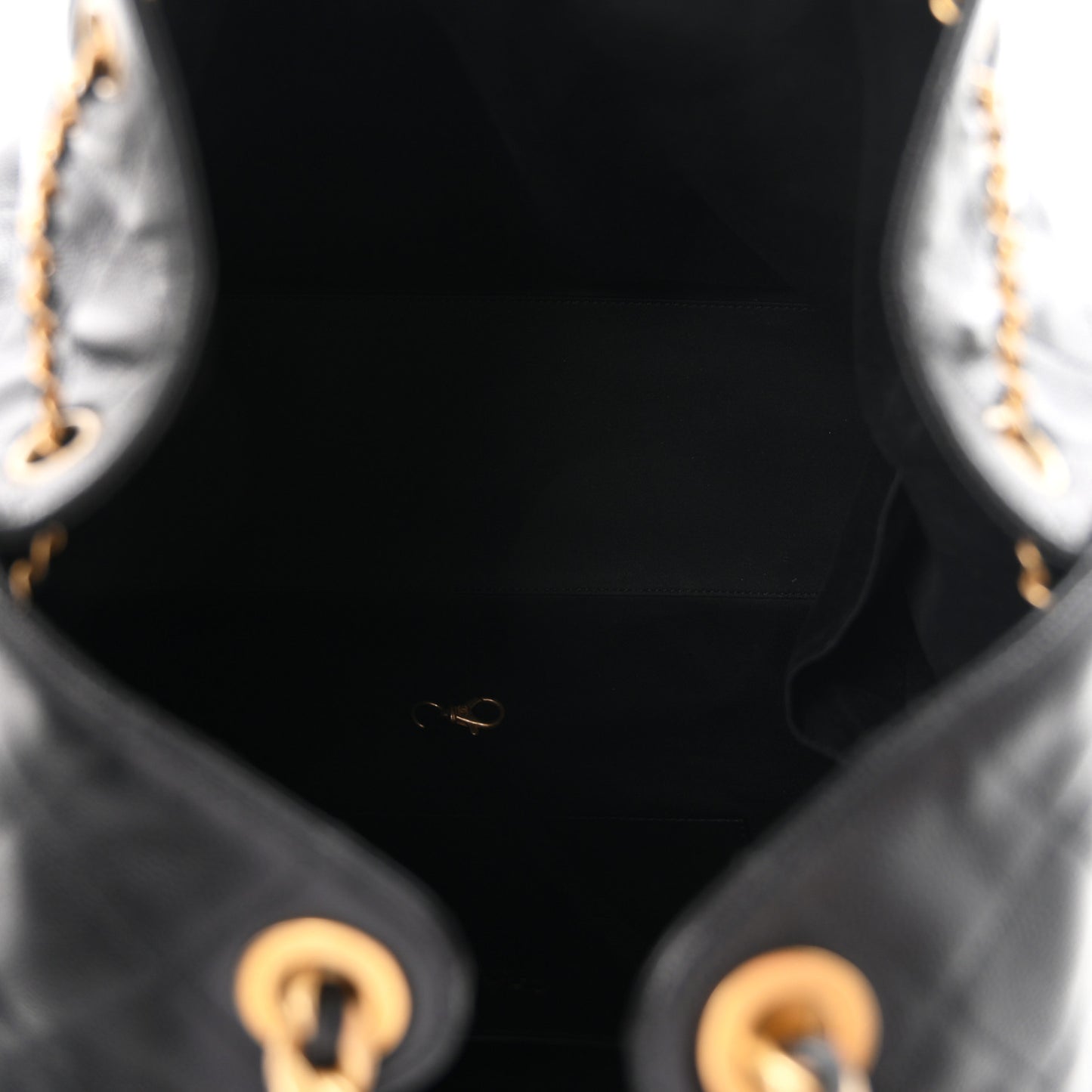 Caviar Quilted Large Chanel 25 Handbag Black