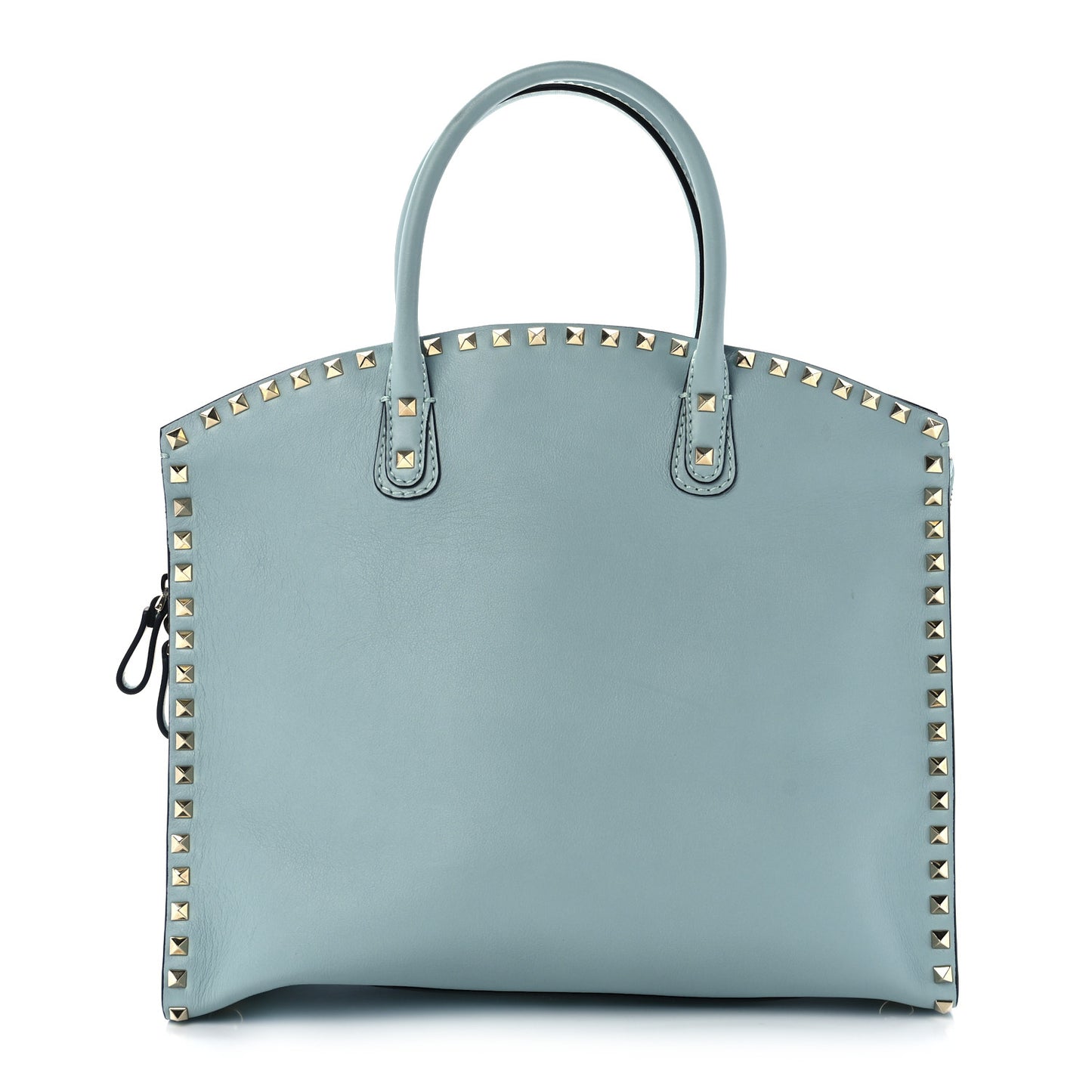 Vitello Rockstud Dome Shopper Baby Blue