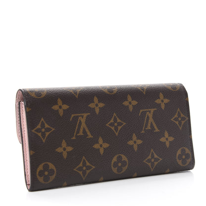 Louis Vuitton Monogram Emilie Wallet Rose Ballerine 3 of 7