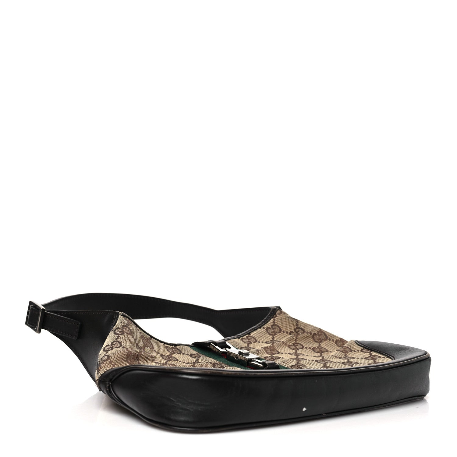 Gucci Monogram Web Small Jackie O Hobo Dark Brown 4 of 11