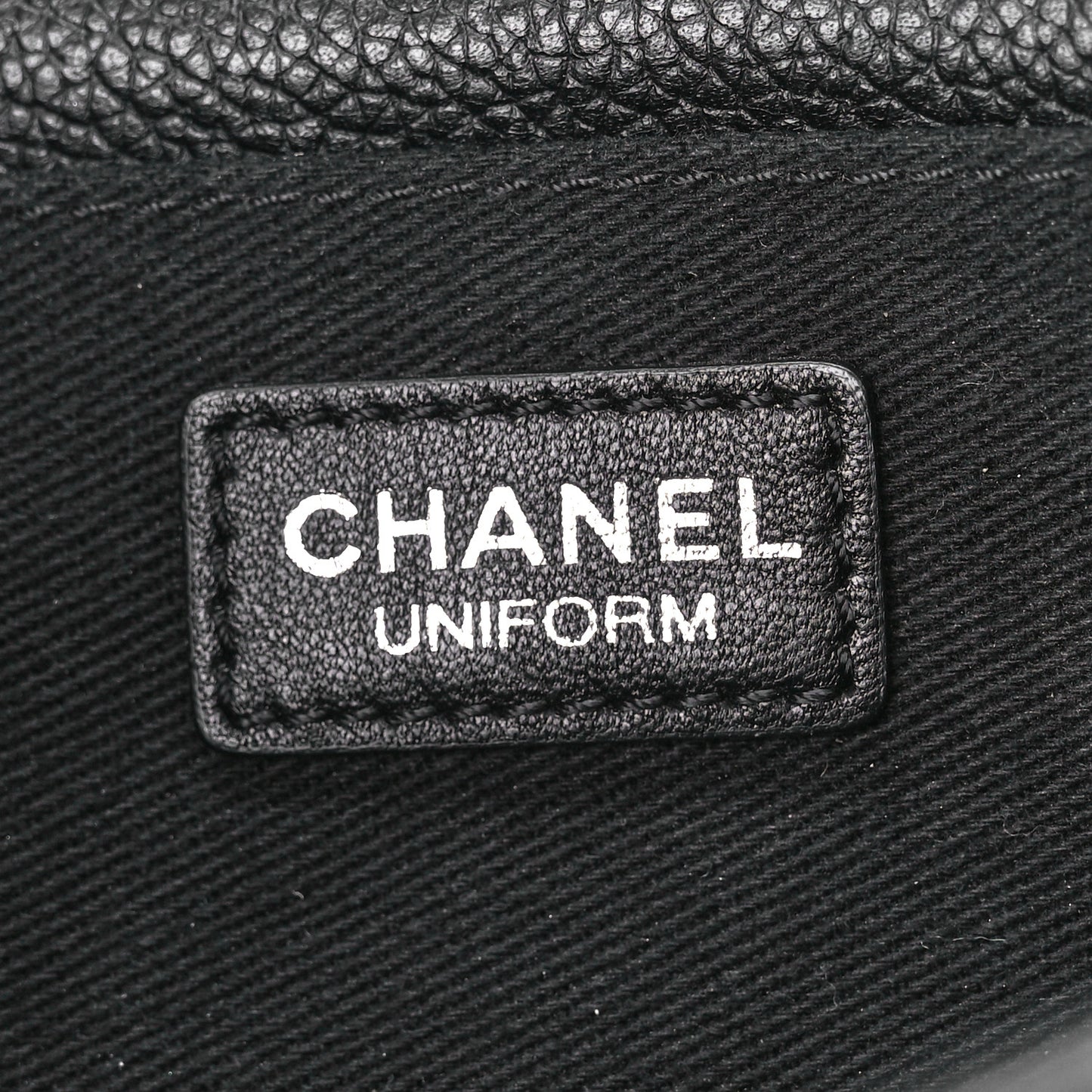Grained Calfskin Quilted 2.55 Reissue Flap Belt Bag Clutch Black