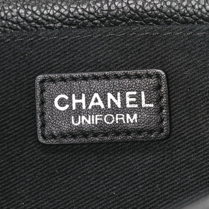 Chanel Grained Calfskin Quilted 2.55 Reissue Flap Belt Bag Clutch Black 6 of 12