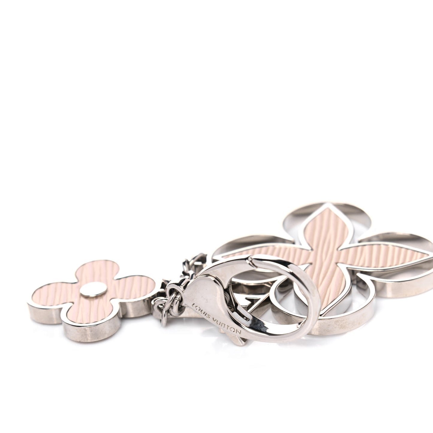 Fleur d Epi Bag Charm Key Holder Dune