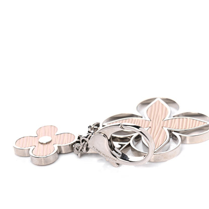 Louis Vuitton Fleur d Epi Bag Charm Key Holder Dune 3 of 3