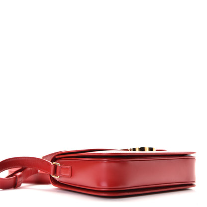 Celine Shiny Calfskin Medium Triomphe Red 3 of 7