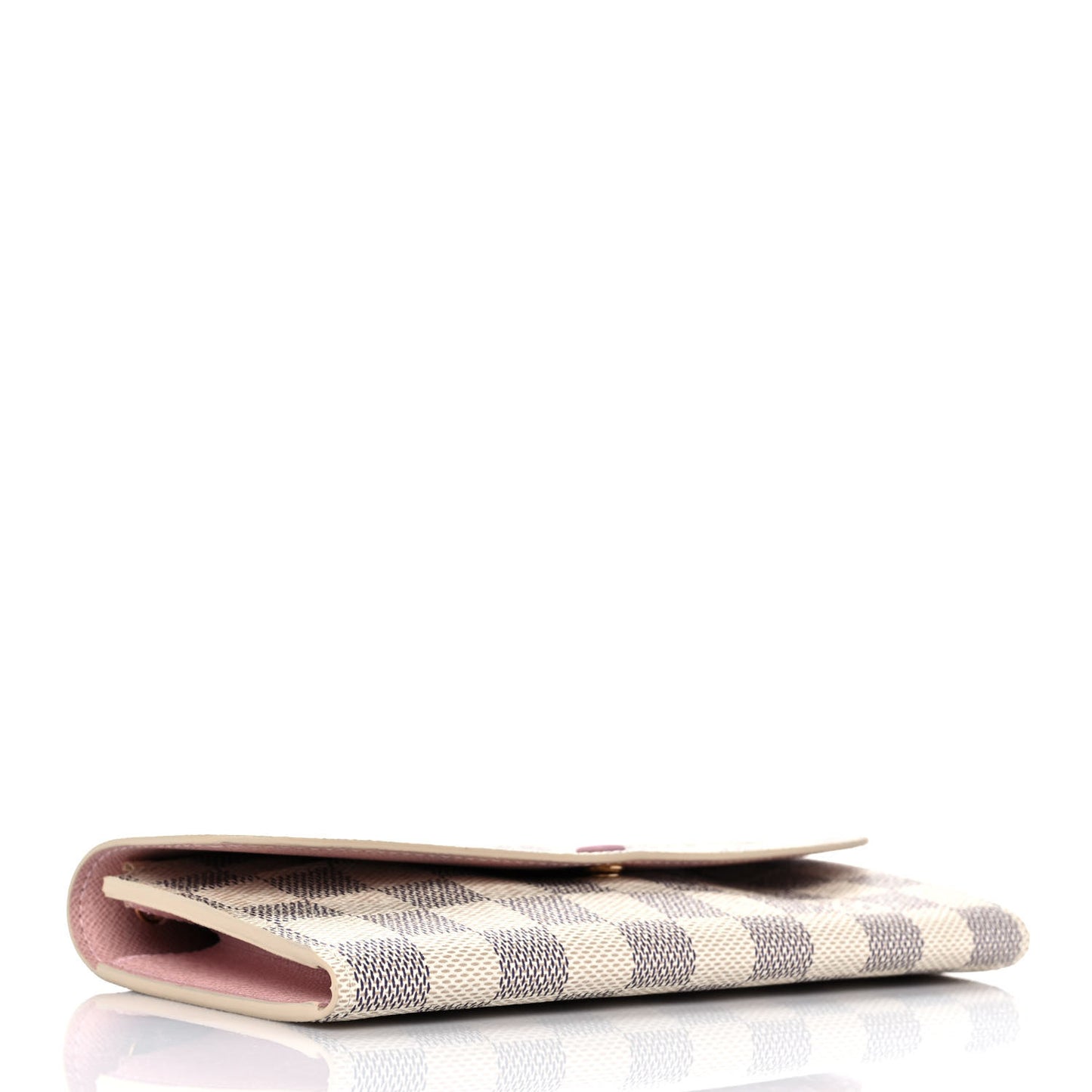 Damier Azur Emilie Wallet Rose Ballerine
