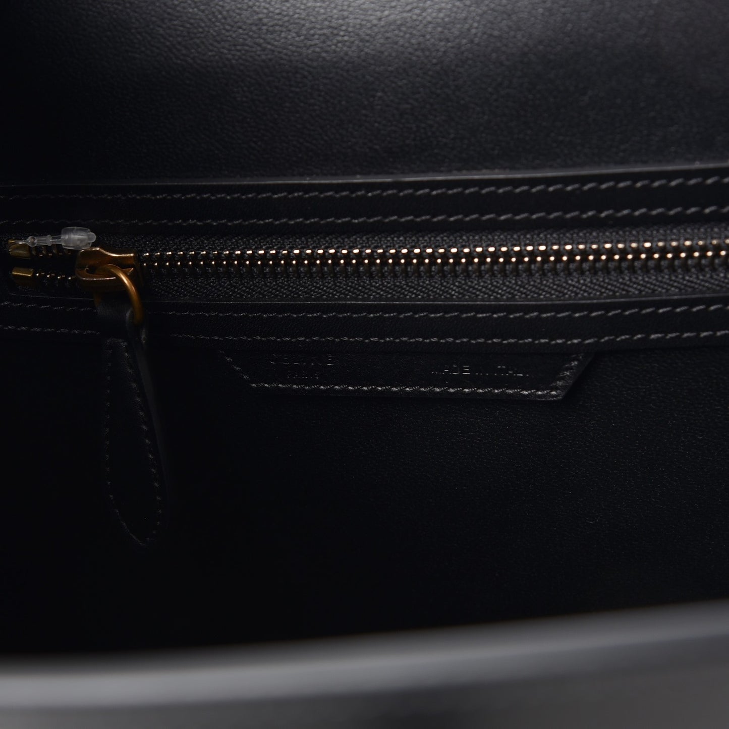 Baby Grained Calfskin Nubuck Micro Tri-Color Luggage Olive
