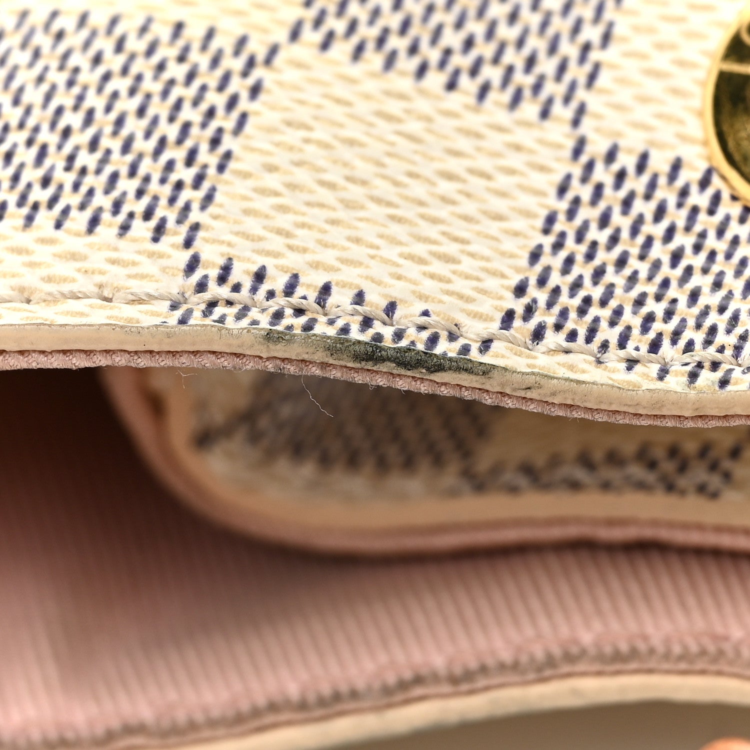 Louis Vuitton Damier Azur Graceful MM Rose Ballerine 22 of 25