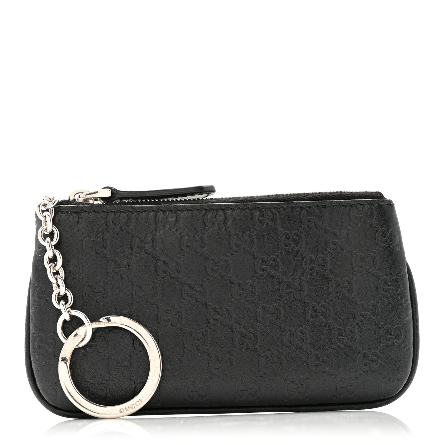 Microguccissima Key Ring Coin Case Black