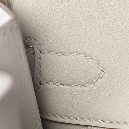 Hermes Swift Birkin 25 Gris Perle 12 of 33