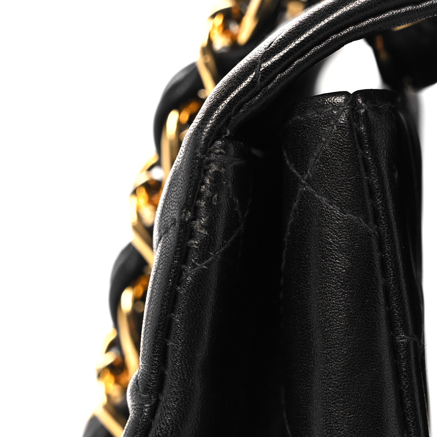 Chanel Lambskin Quilted XL Jumbo Single Flap Black 16 of 16