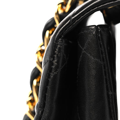 Chanel Lambskin Quilted XL Jumbo Single Flap Black 16 of 16