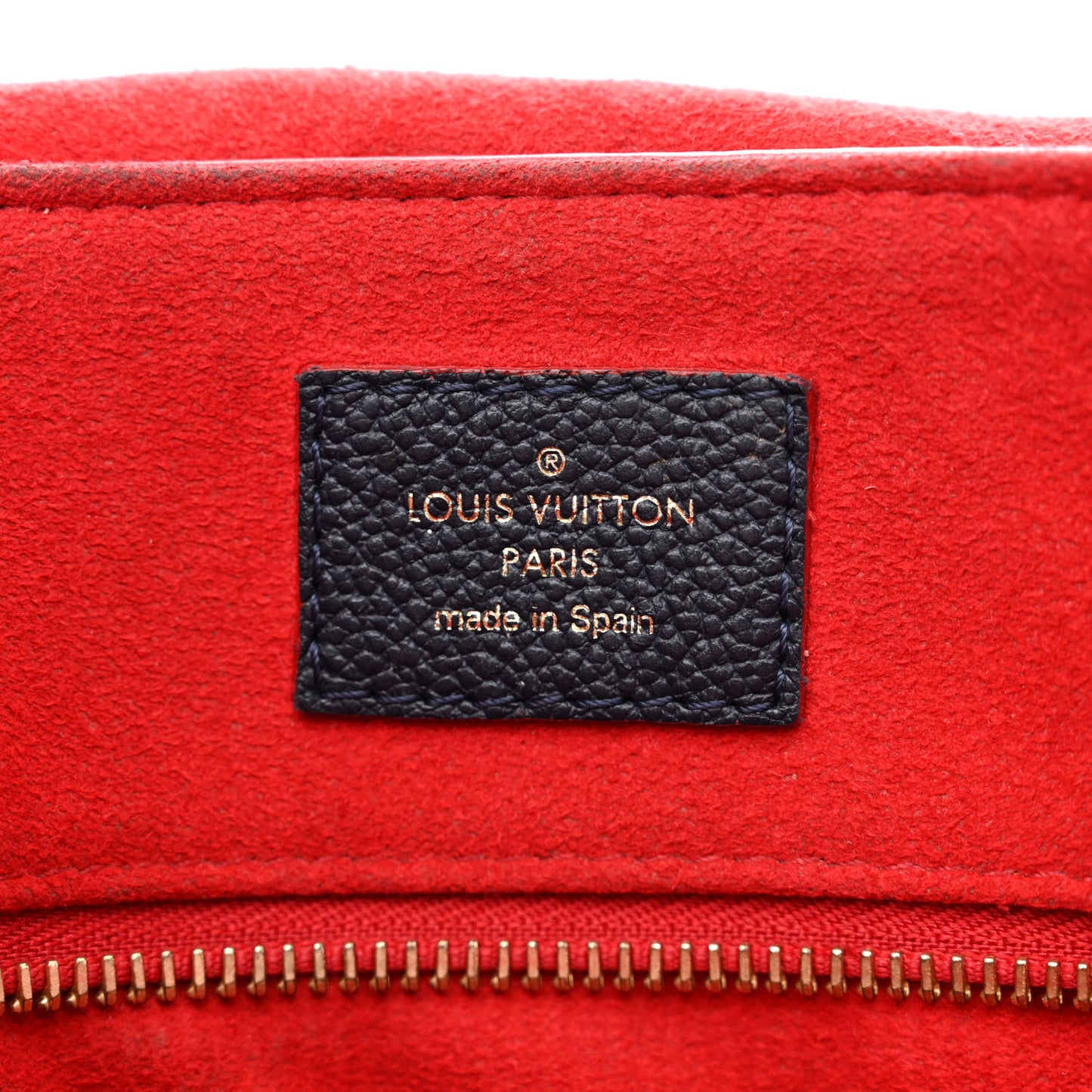 Empreinte Georges MM Marine Rouge