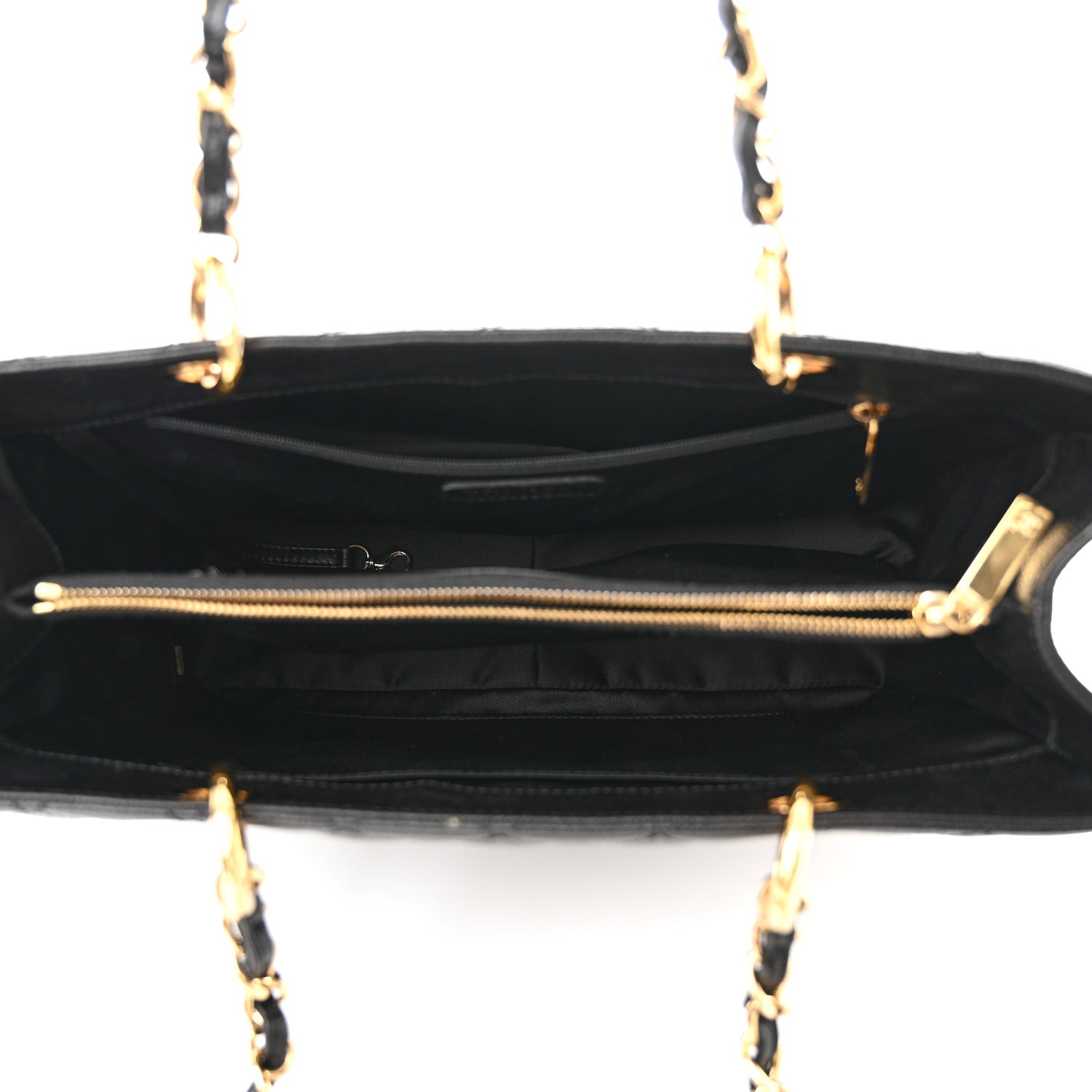 Chanel Caviar Quilted Grand Shopping Tote GST Black 5 of 13