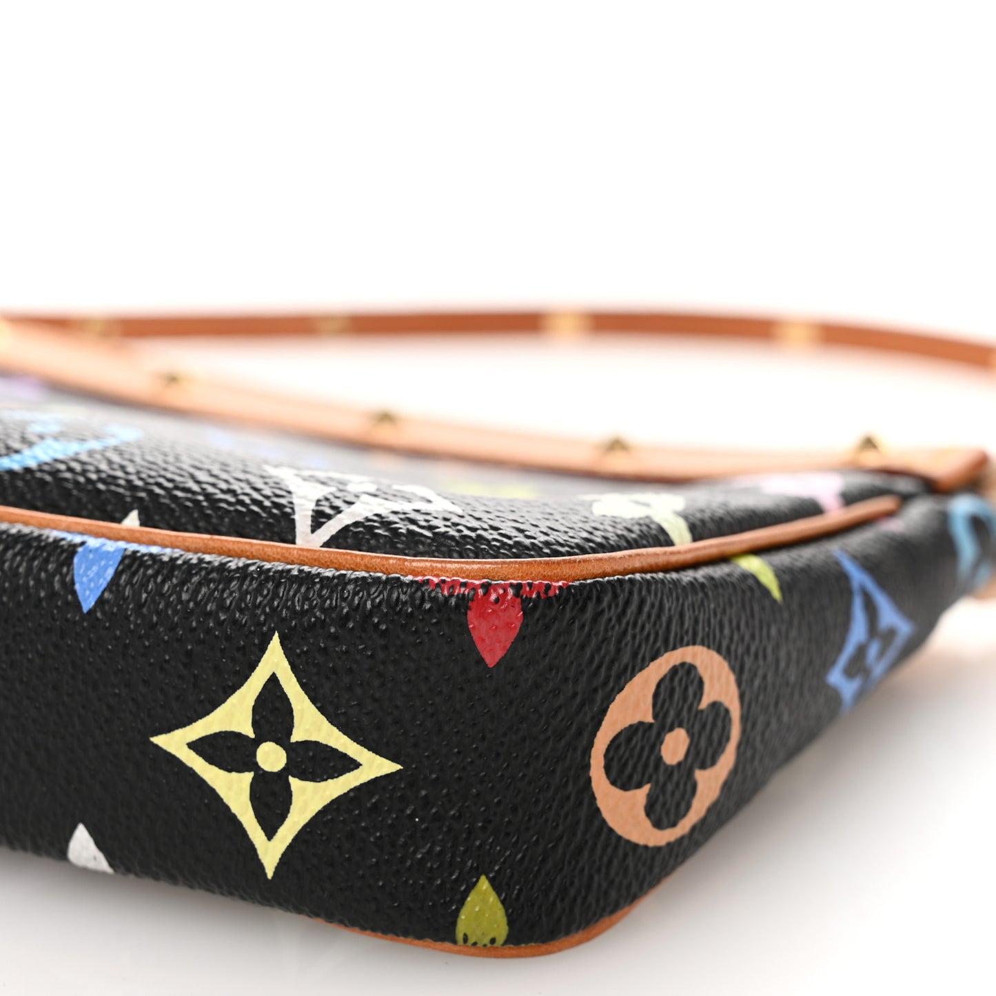 Monogram Multicolor Pochette Accessories Black