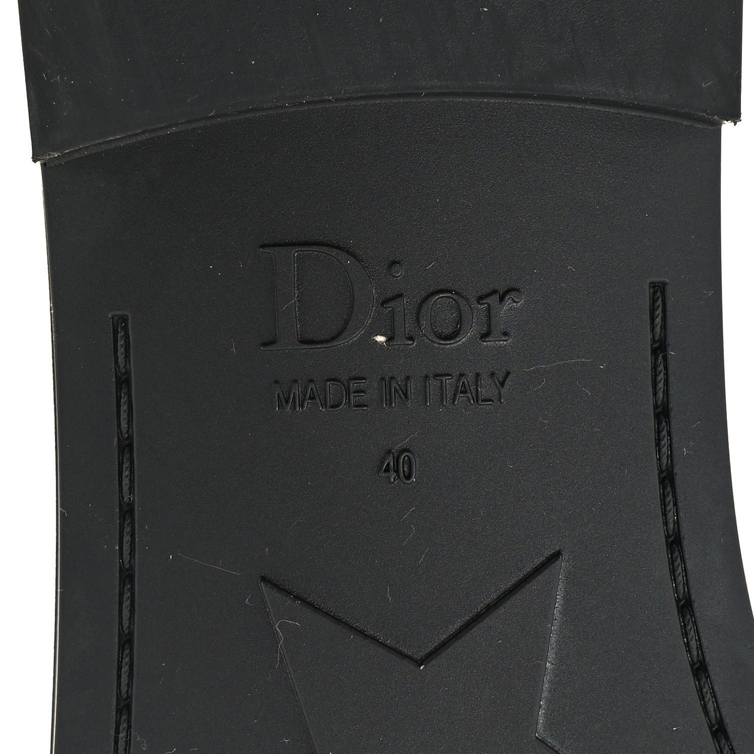 Christian Dior Matte Calfskin Pearl Dio(r)evolution Slide Sandals 40 Black 7 of 8