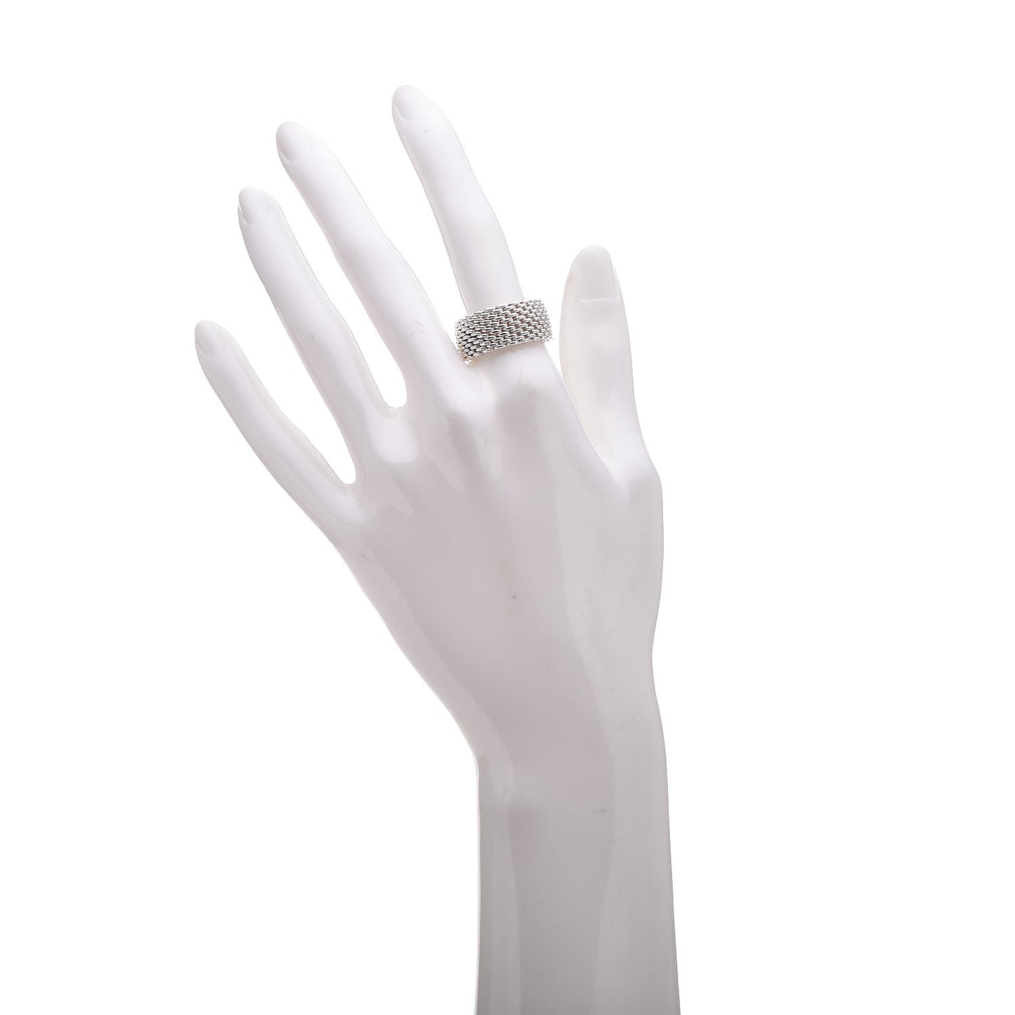 Sterling Silver Somerset Mesh Ring 54 7